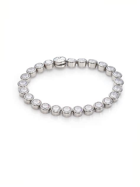 michael kors park avenue bracelet silver 